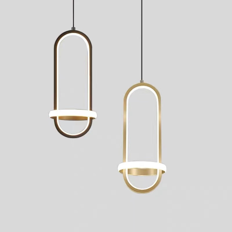 Arisha Modern Minimalist LED Ring Pendant Light Bedsides