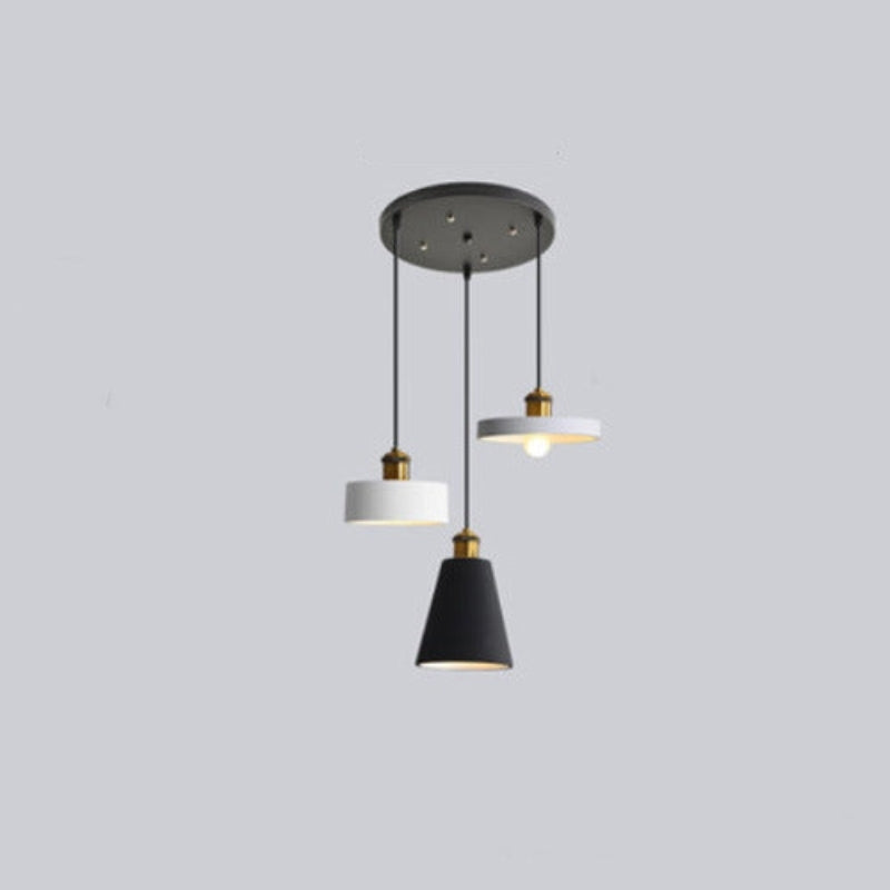 Aria Art Deco Minimalist Monochrome Pendant Light