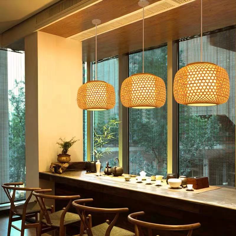 Ritta Natural Rattan Bamboo Pendant Light Lighting