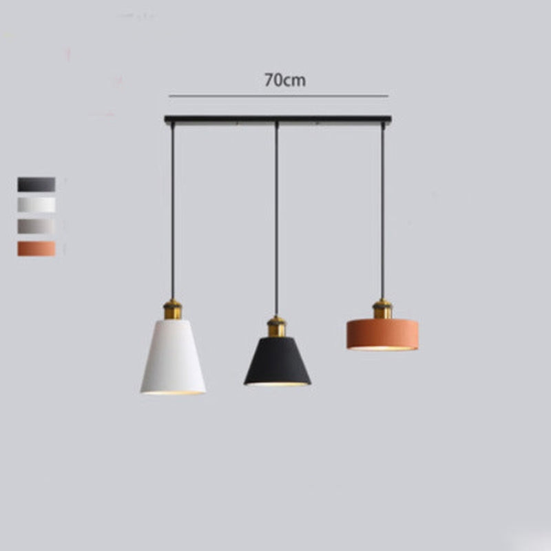 Aria Art Deco Minimalist Monochrome Pendant Light