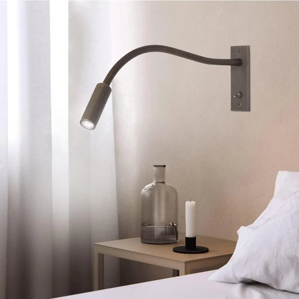 Ray Minimalist Reading Adjustable Spotlight Wall Lamp