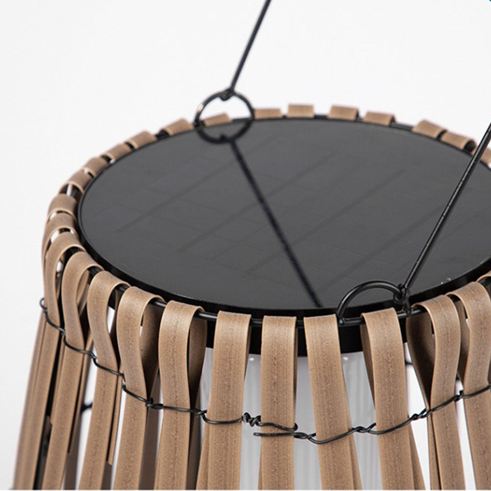 Ray Outdoor Floor Lamp, Hardwired & Solar Cage