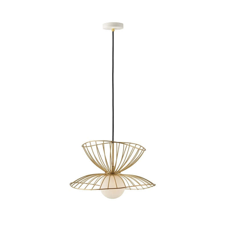 Ritta Pendant Light Modern, Metal, Gold/Black, Kitchen Island