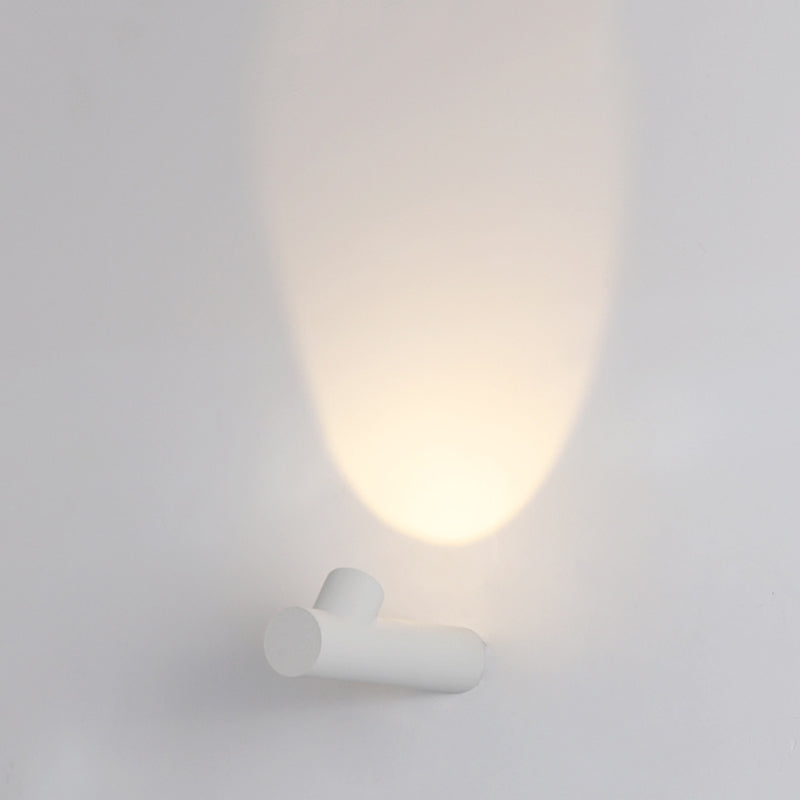 Ray Modern Waterproof Outdoor Wall Lighting, White & Black
