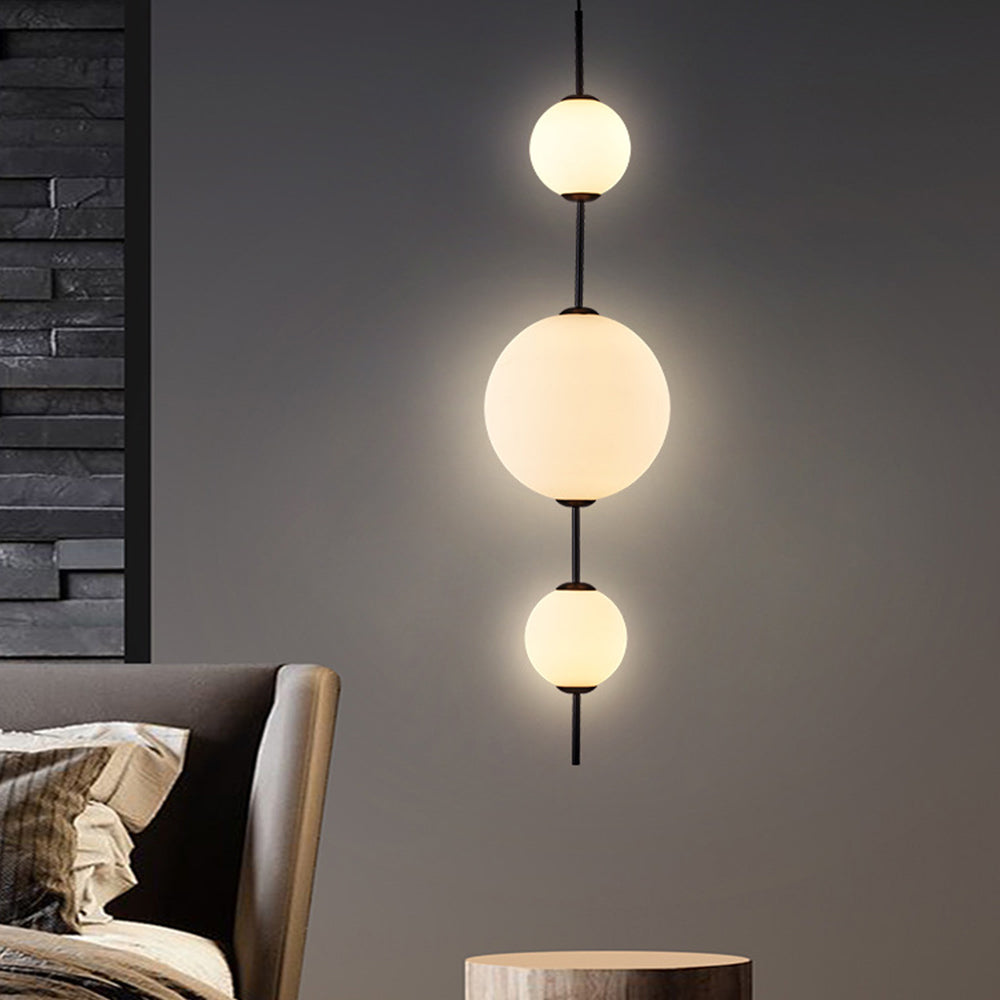 Valentina Creative Ball Pendant Light, Metal & Glass, 3 Styles