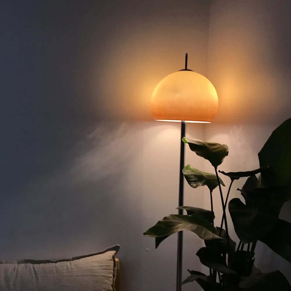 Mira Sunset Dome Glass Floor Lamp