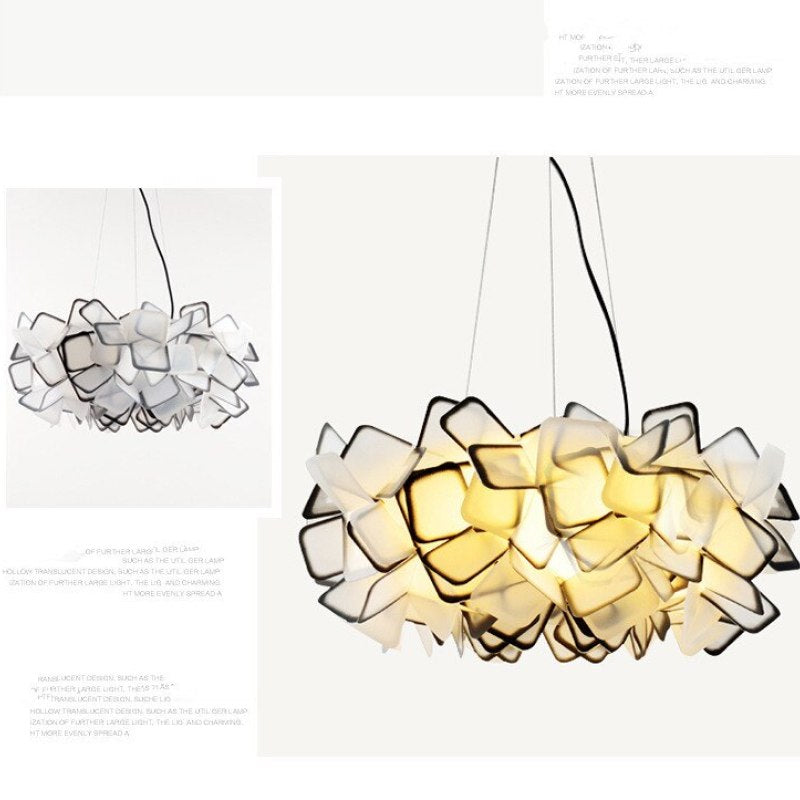 Arisha Modern Multicolour Decorative Flower Acrylic Pendant Light