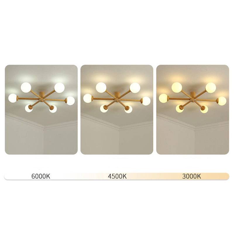 Muto Ceiling Light, Dimmable 6/8 Head