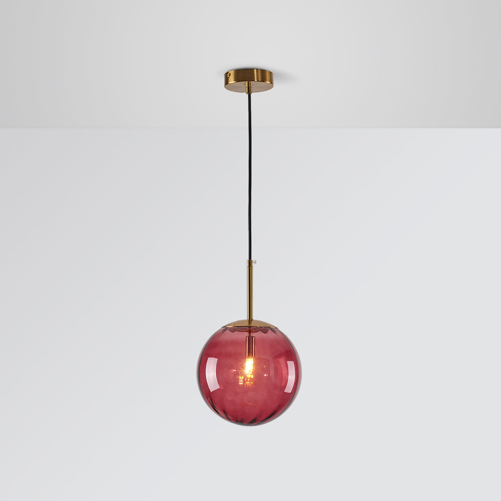 Valentina Modern Pendant Light Clear Bubble Gradient, Glass
