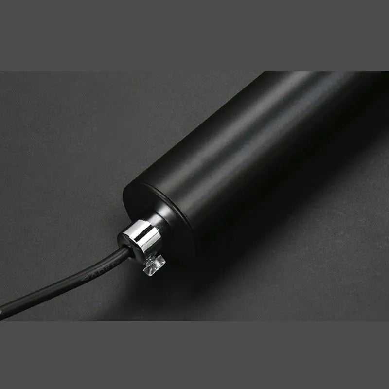 Arisha Minimalist Metal Linear Pendant Light, Black