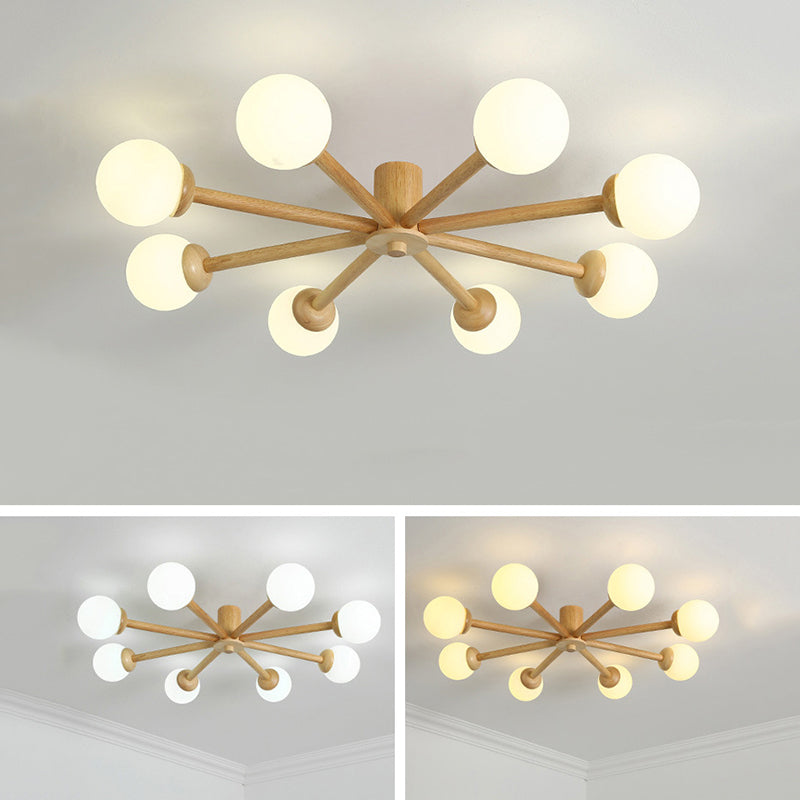 Muto Ceiling Light, Dimmable 6/8 Head