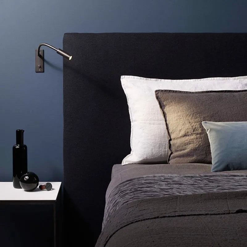 Ray Minimalist Reading Adjustable Spotlight Wall Lamp