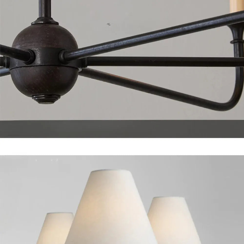 Silva Vintage Retro Metal Elegant Chandeliers Living Room