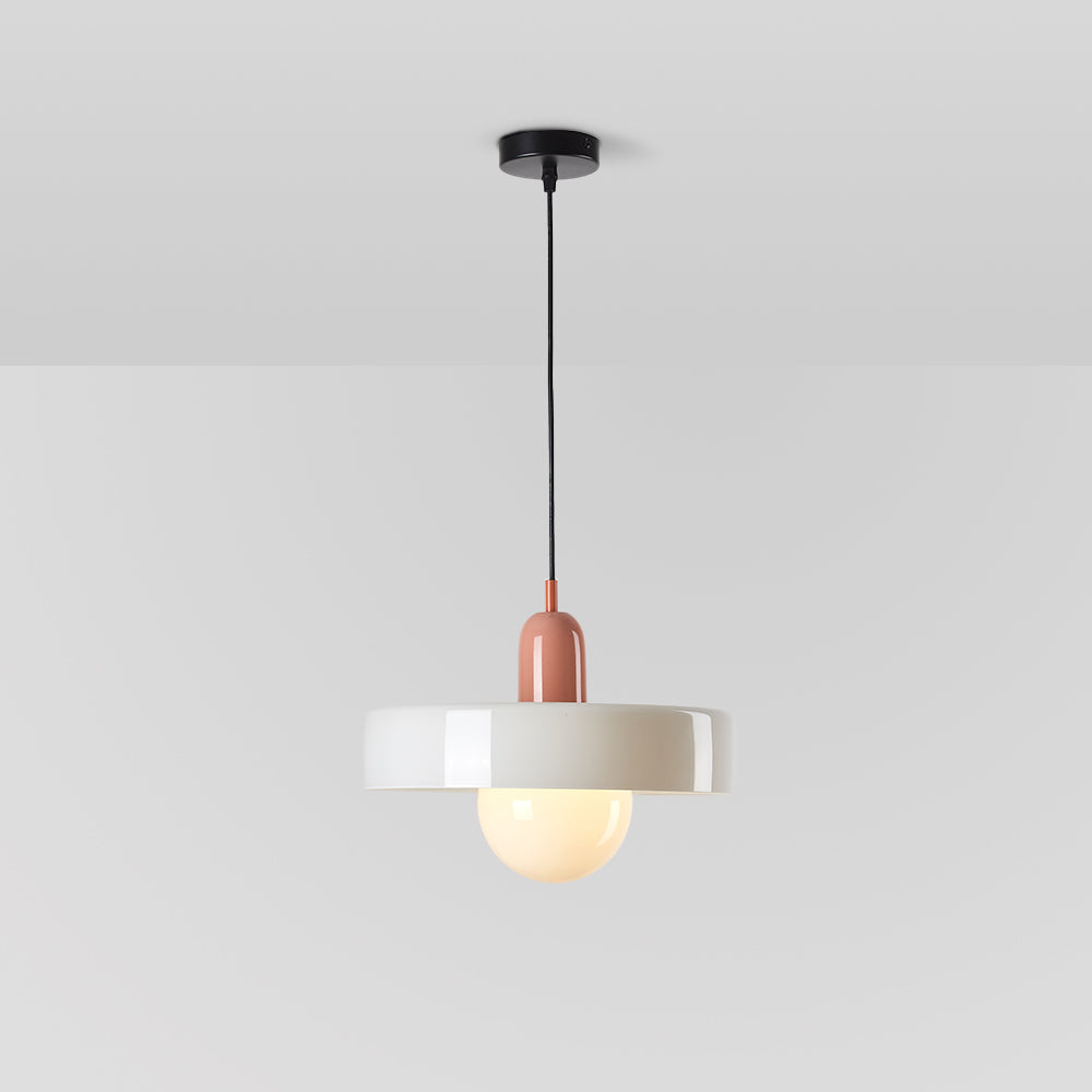 Valentina Vintage LED Glass Pendant Light, Multicolor