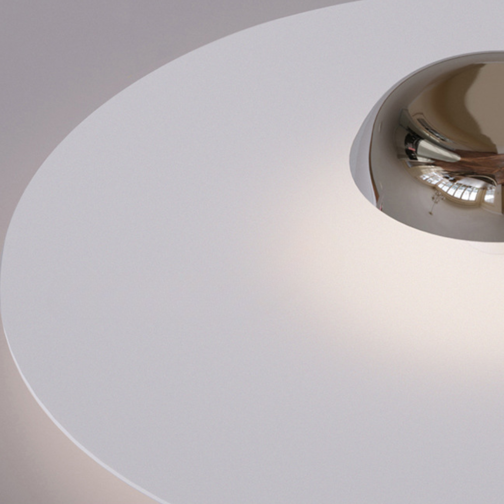 Arisha  Flush Mount Ceiling Light  White Living Room Bedroom