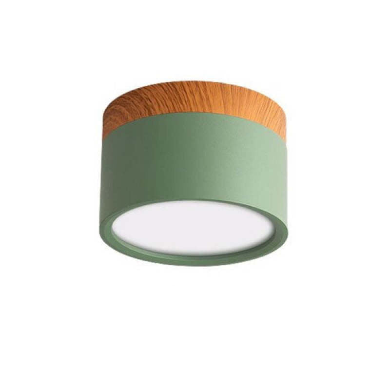 Valentina Modern Cylindrical Metal/Acrylic Flush Mount Ceiling Light