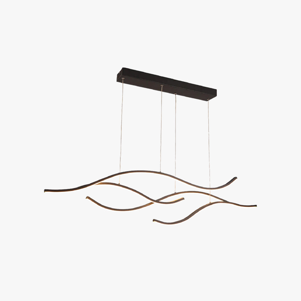 Arisha Modern Wave Pendant Light, 2 Colour