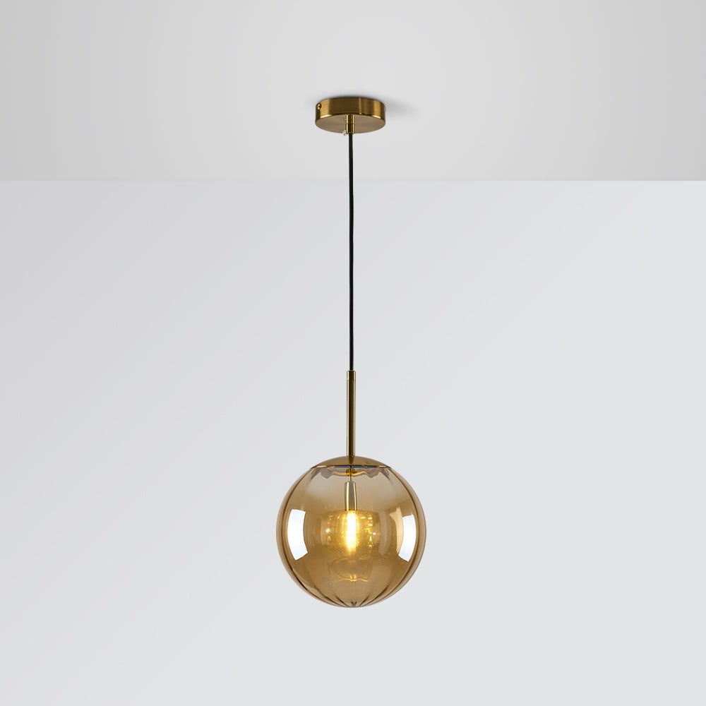 Valentina Modern Pendant Light Clear Bubble Gradient, Glass