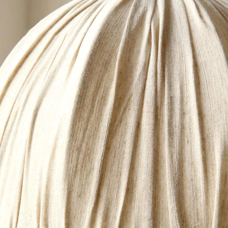 Epoch Vintage Pendant Light Beige, Fabric
