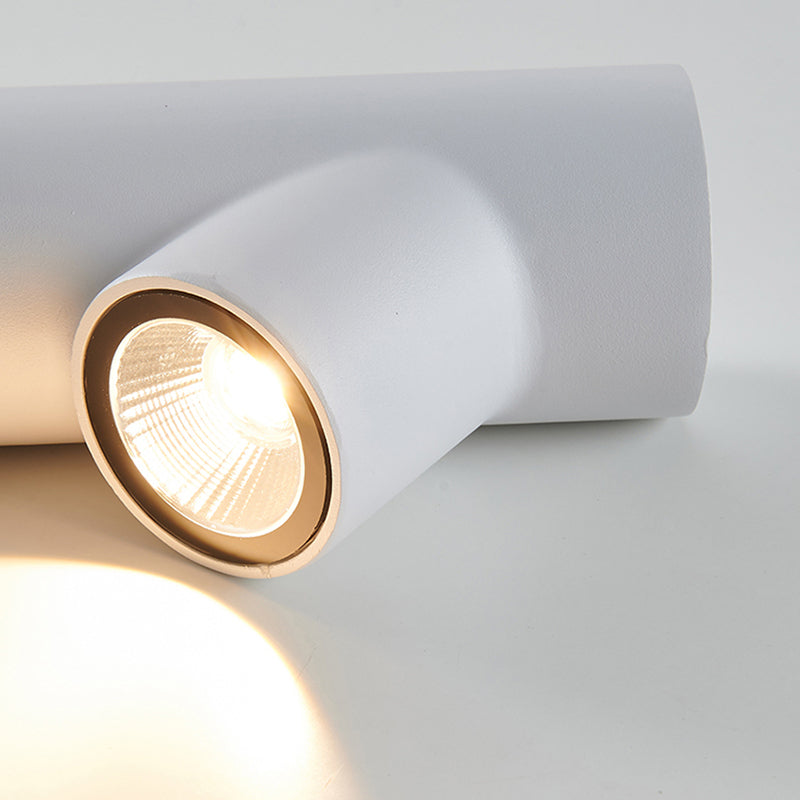 Ray Modern Waterproof Outdoor Wall Lighting, White & Black