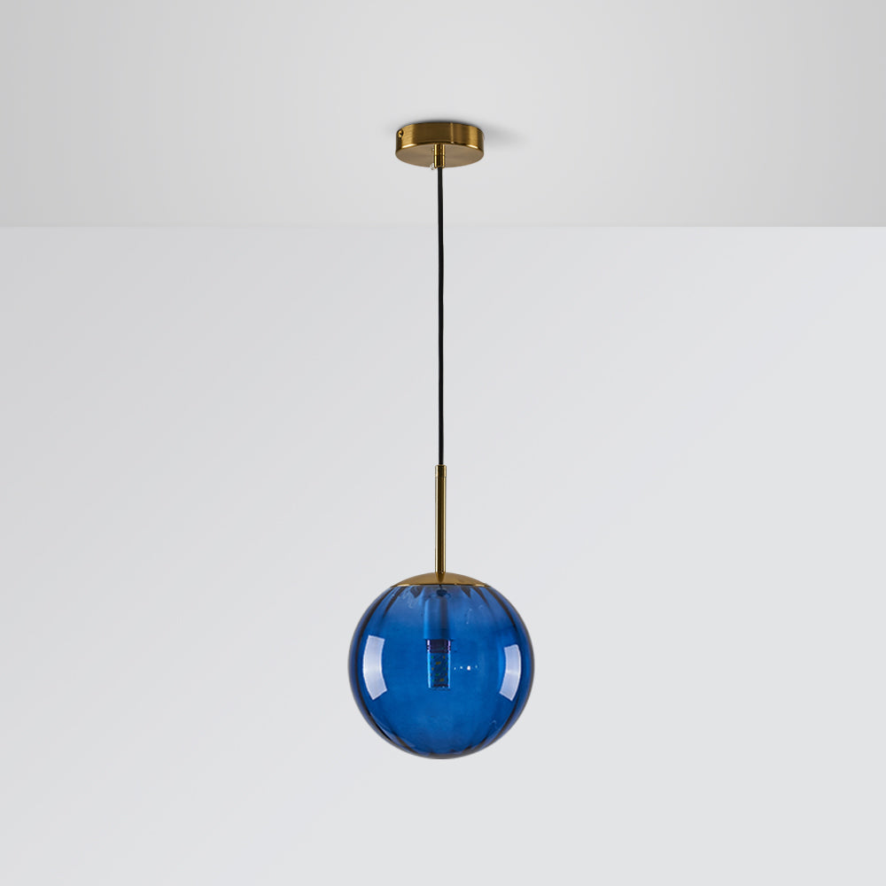 Valentina Modern Pendant Light Clear Bubble Gradient, Glass