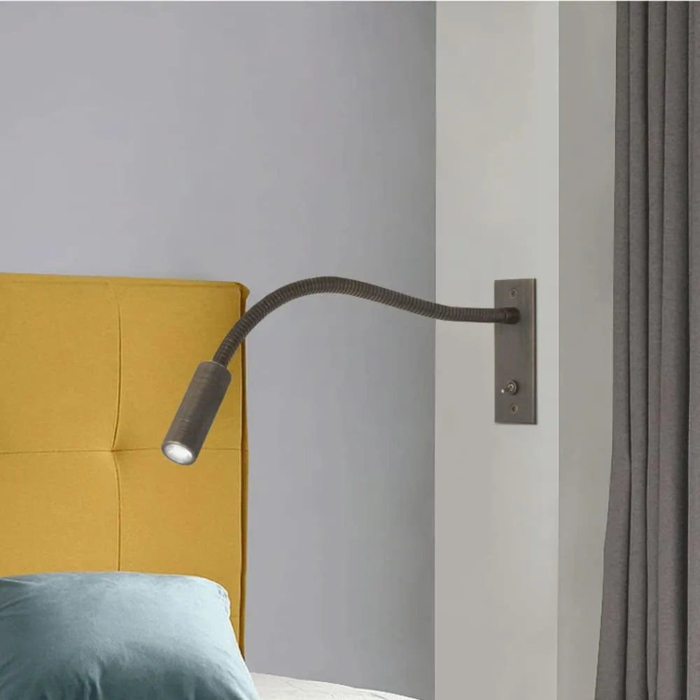 Ray Minimalist Reading Adjustable Spotlight Wall Lamp