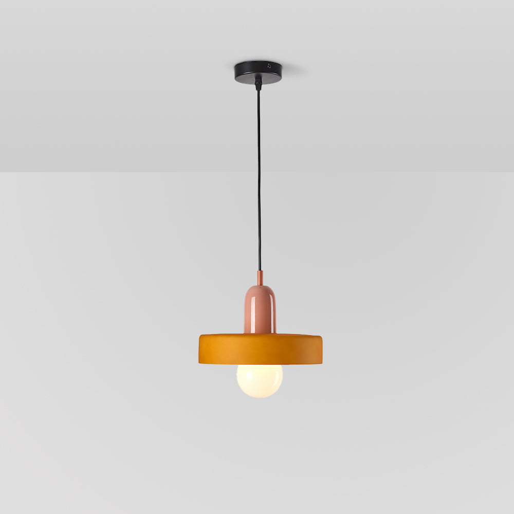Valentina Vintage LED Glass Pendant Light, Multicolor