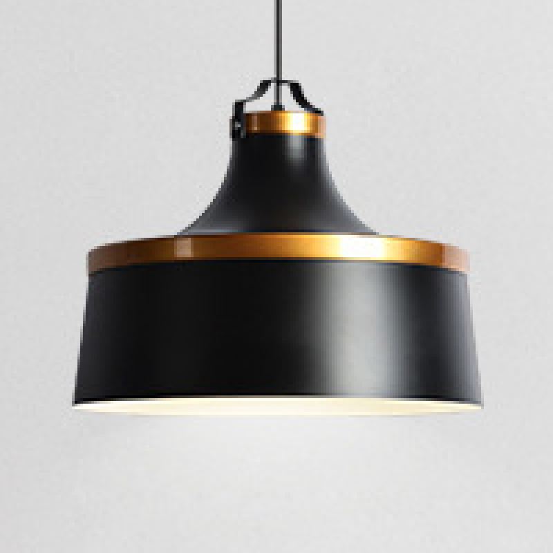 Valentina Modern Colorful Single Pendant Light, Metal Shade