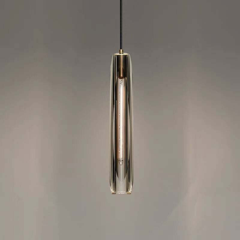 Valentina Brass Designer LED Glass Pendant Lamp
