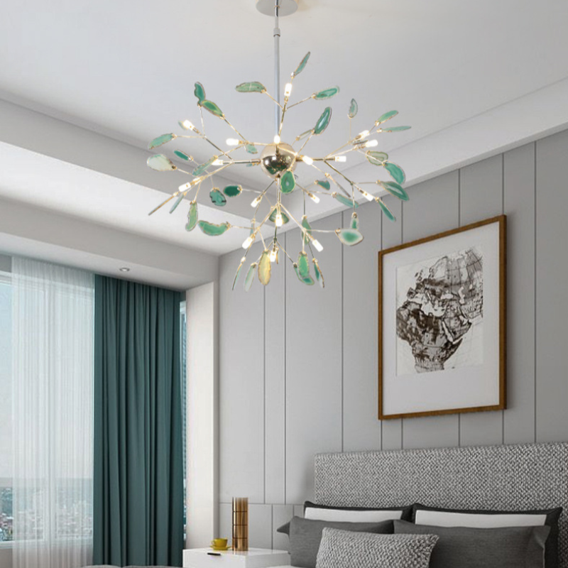 Aria Agate Creative Colourful Chandelier Bedroom/Living Room