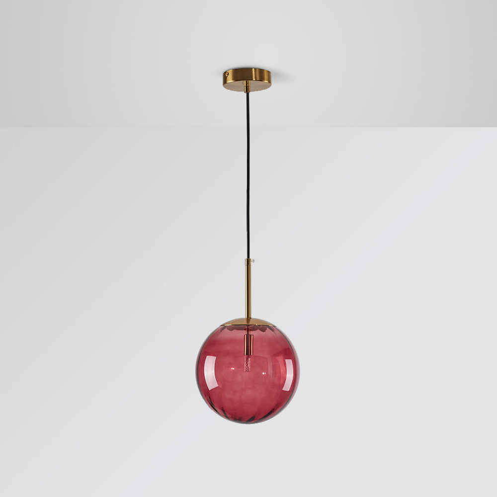 Valentina Modern Pendant Light Clear Bubble Gradient, Glass