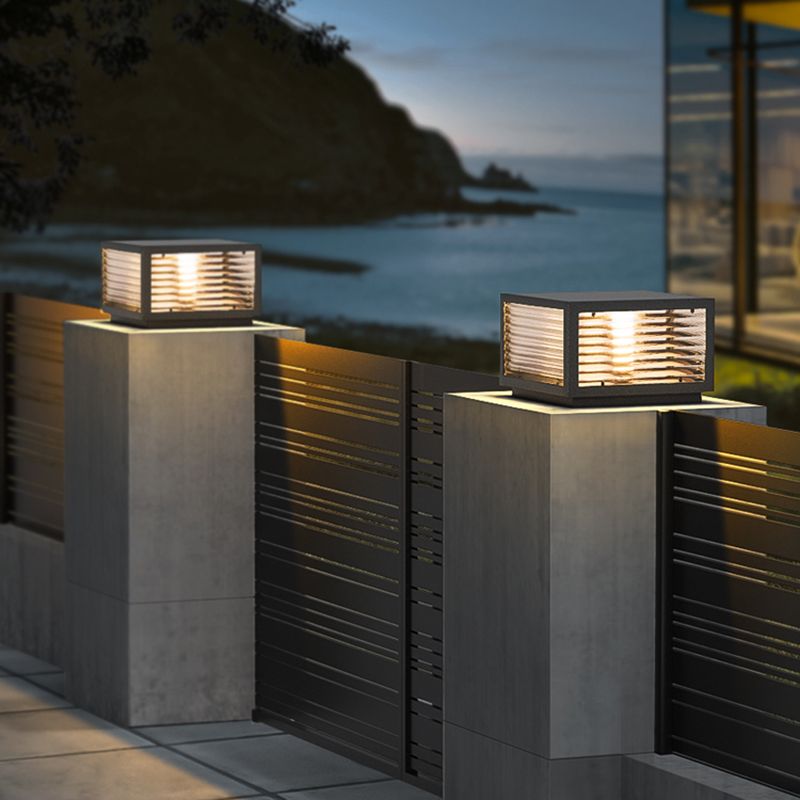 Ray Vintage Metal LED Outdoor Light Post