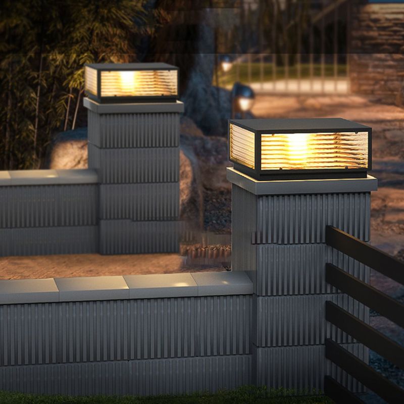 Ray Vintage Metal LED Outdoor Light Post