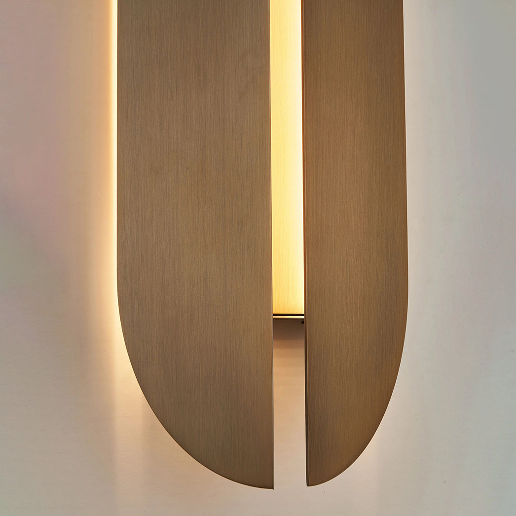 Aare Applique Murale Acier Inoxydable Naturel - Neutralighting