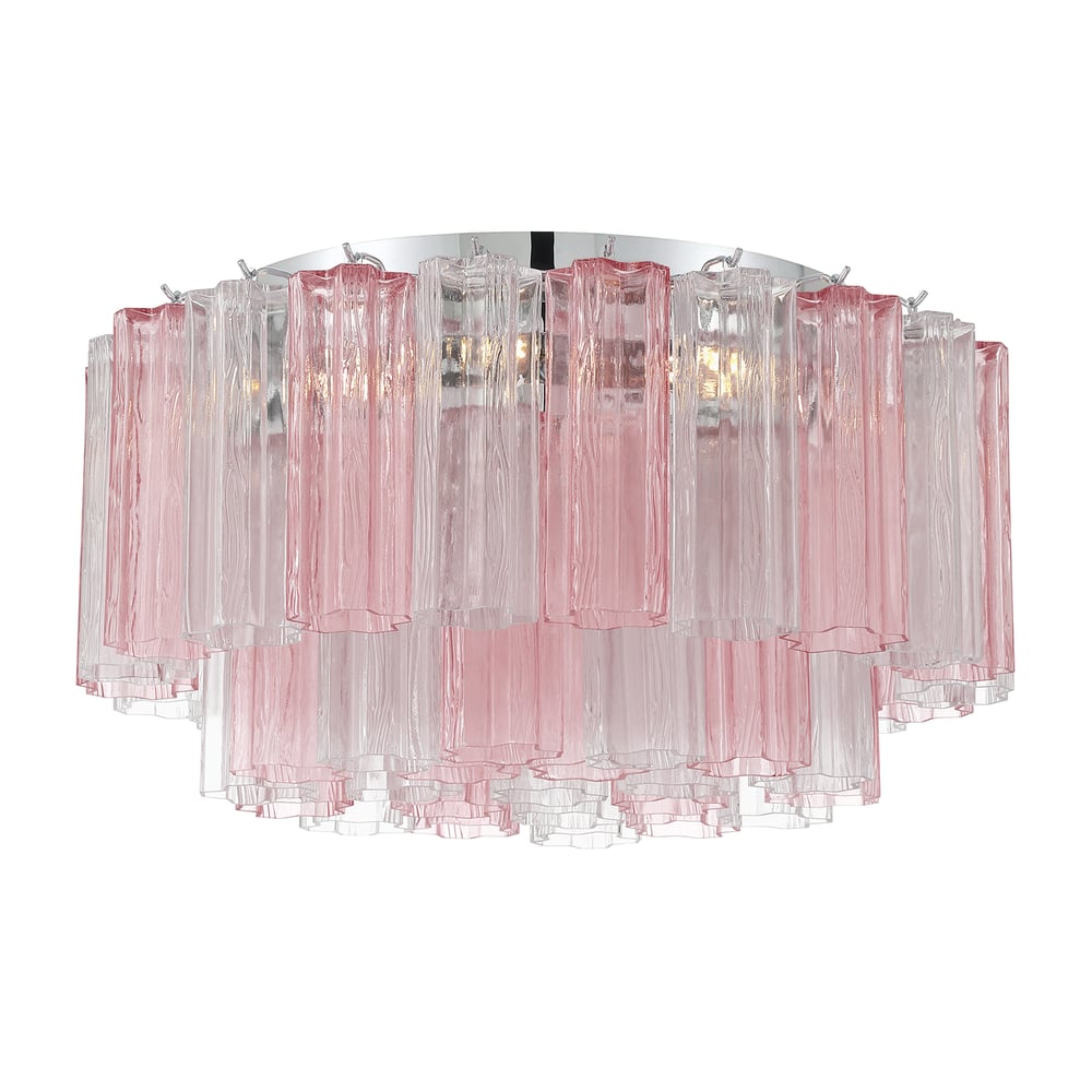Aurora Ceiling Lamp Glass Tube Layered Amber - Neutralighting