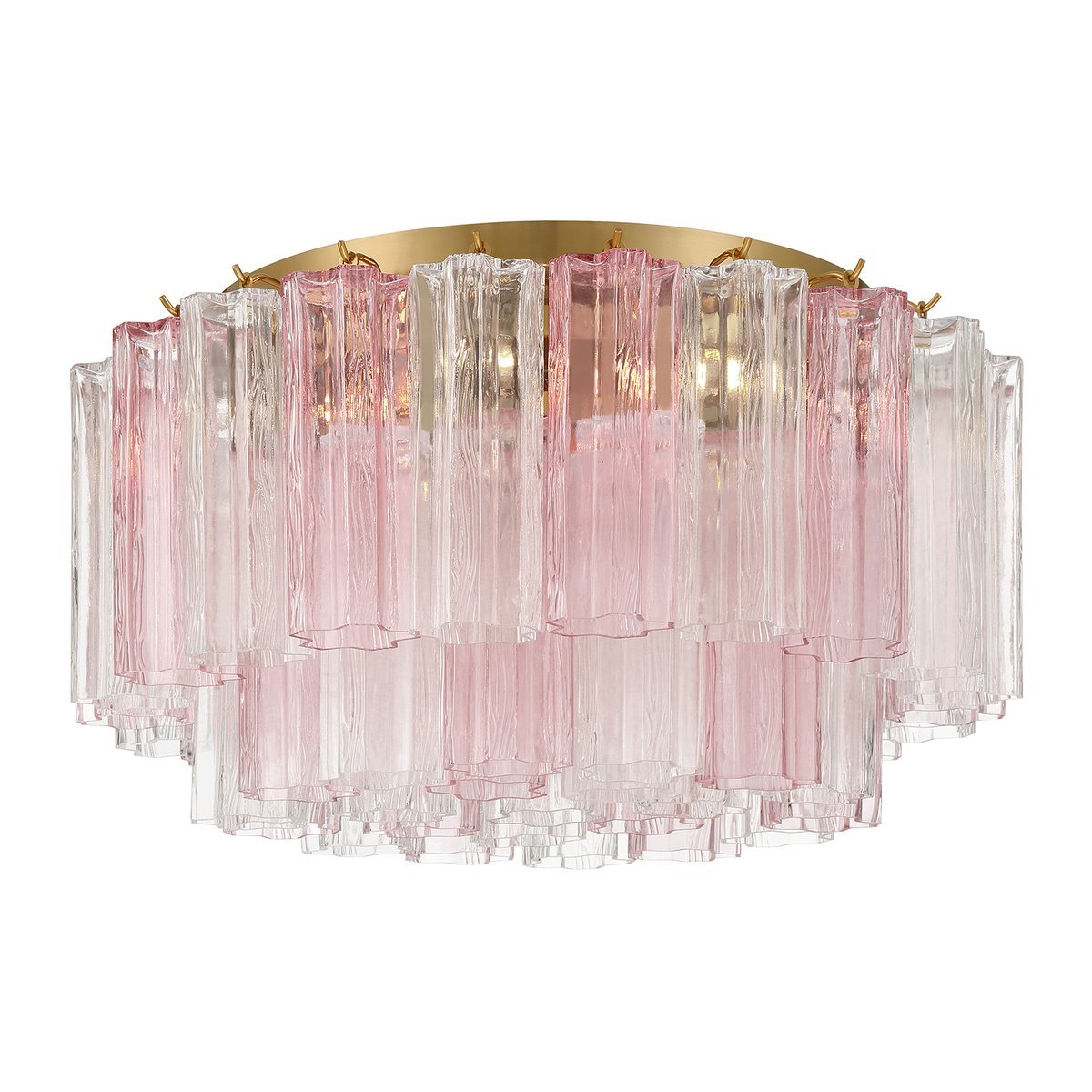 Aurora Ceiling Lamp Glass Tube Layered Amber - Neutralighting