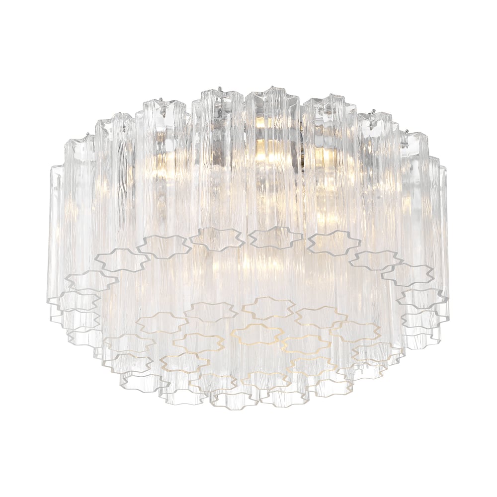 Aurora Ceiling Lamp Glass Tube Layered Amber - Neutralighting