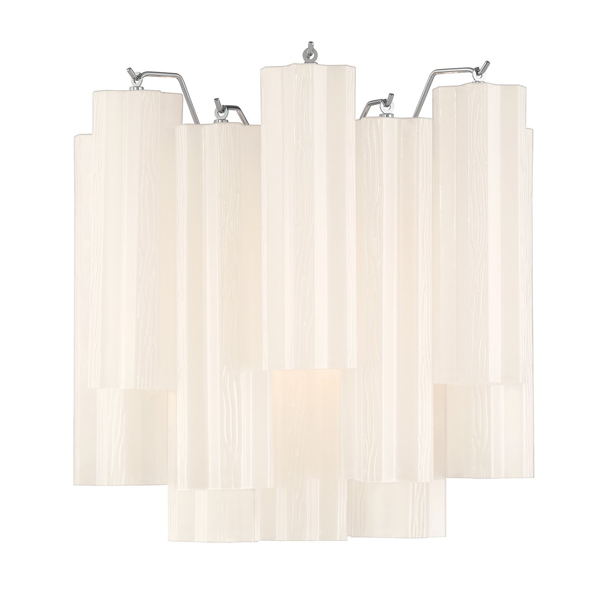 Aurora Wall Light Tronchi Glass Tube Tiered Amber Modern - Neutralighting
