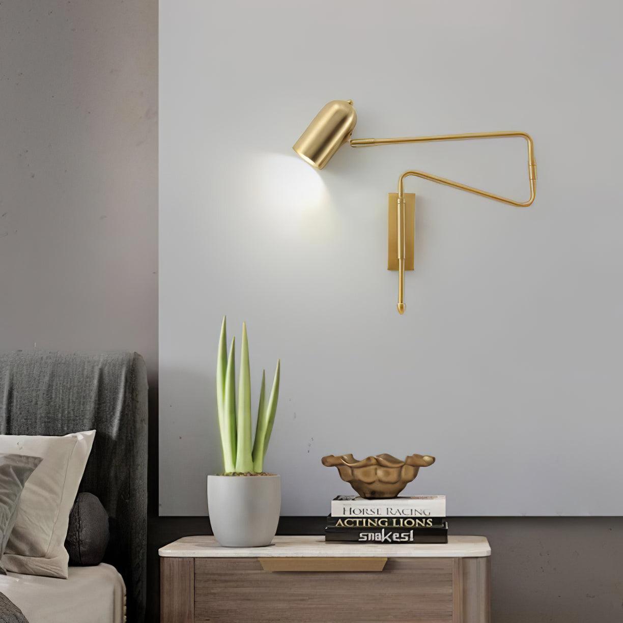 Ivar Adjustable Arm Plug In Wall Lamp - Letslighting