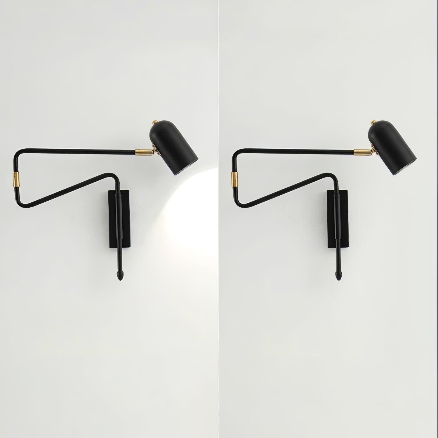 Ivar Adjustable Arm Plug In Wall Lamp - Letslighting