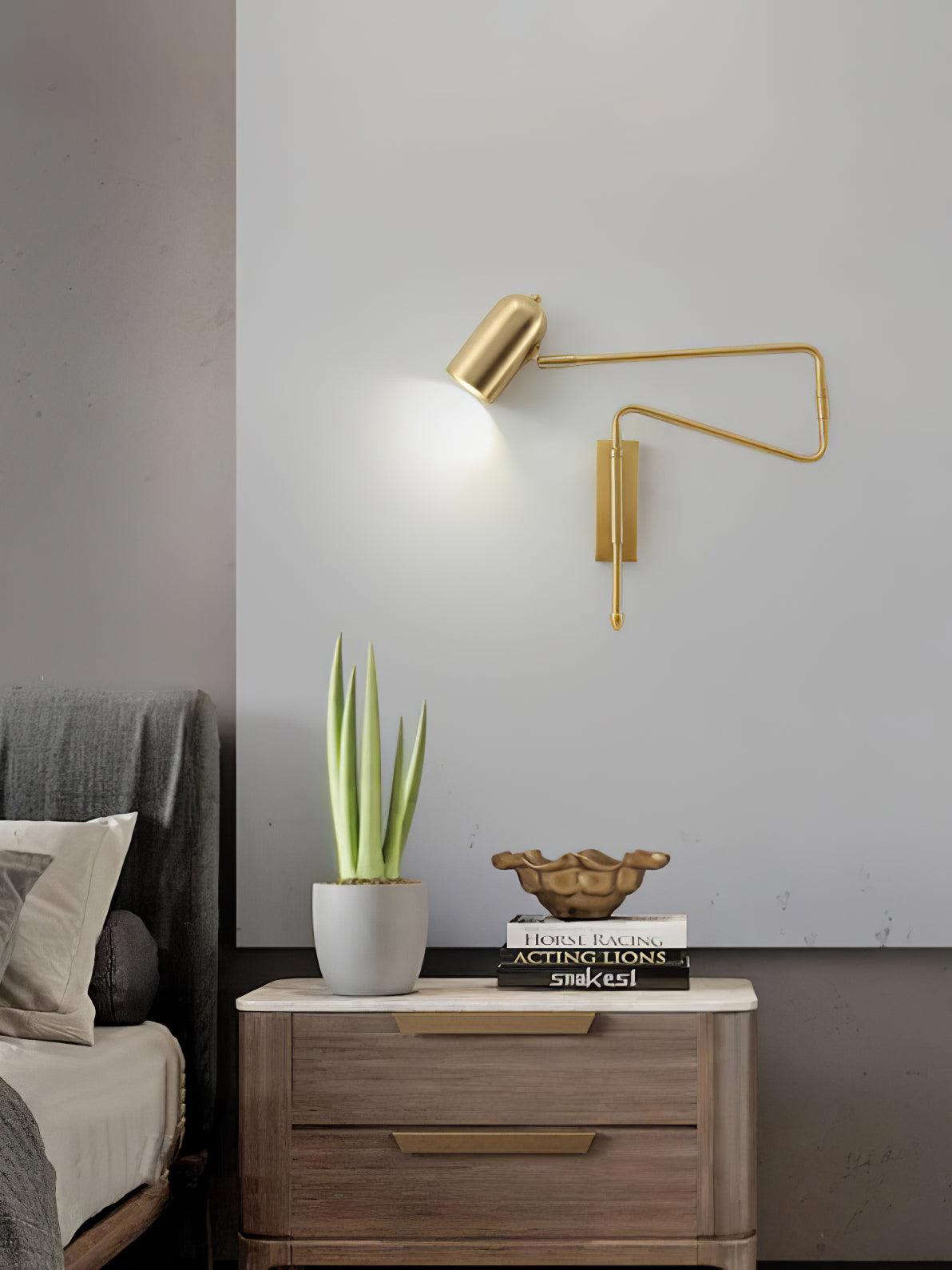 Ivar Adjustable Arm Plug In Wall Lamp - Letslighting