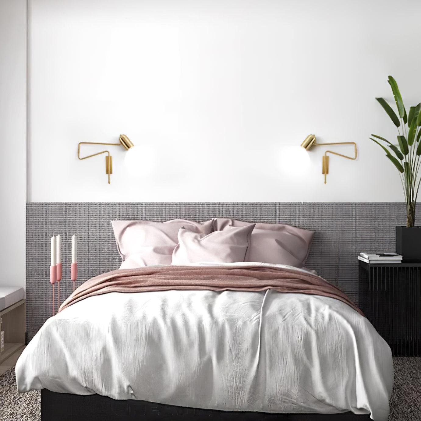 Ivar Adjustable Arm Plug In Wall Lamp - Letslighting