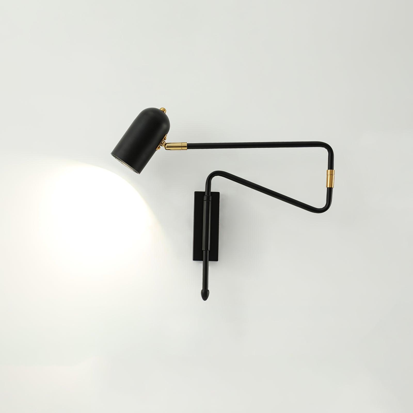 Ivar Adjustable Arm Plug In Wall Lamp - Letslighting