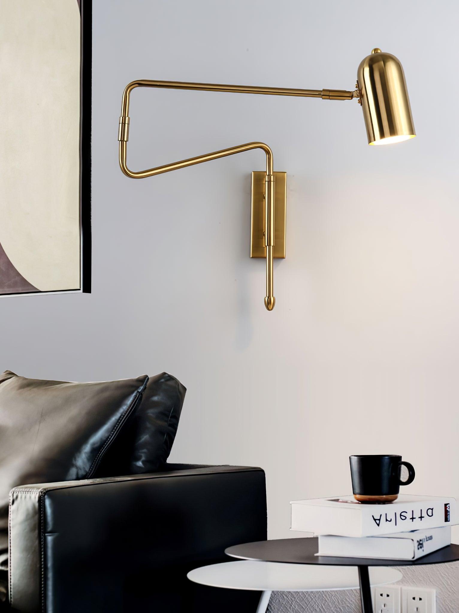 Ivar Adjustable Arm Plug In Wall Lamp - Letslighting