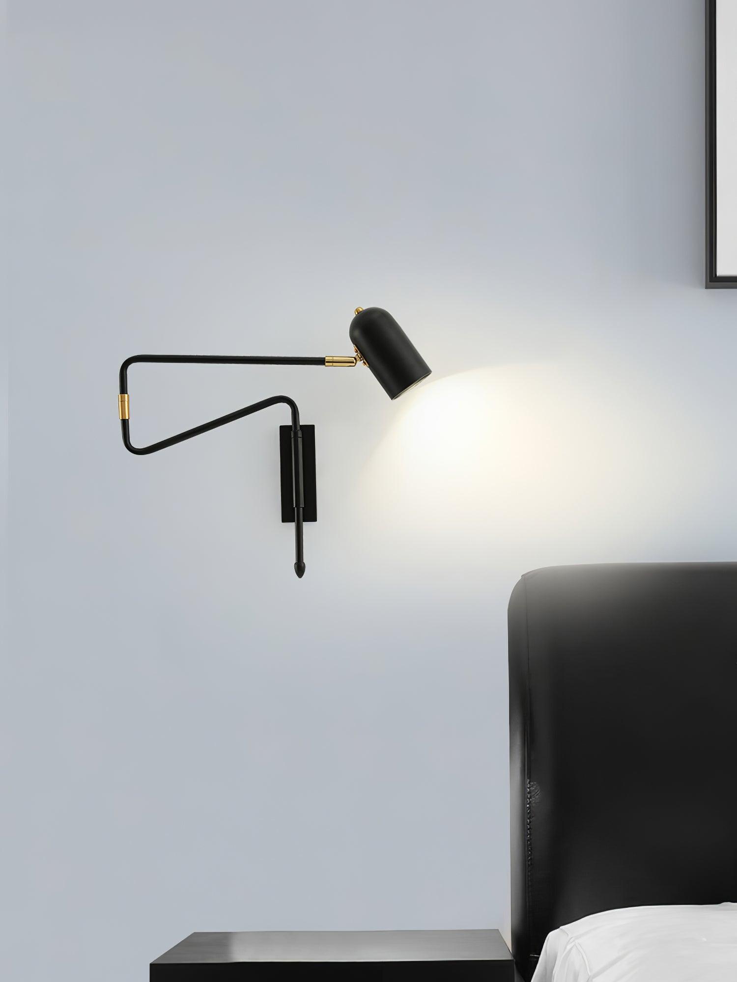 Ivar Adjustable Arm Plug In Wall Lamp - Letslighting