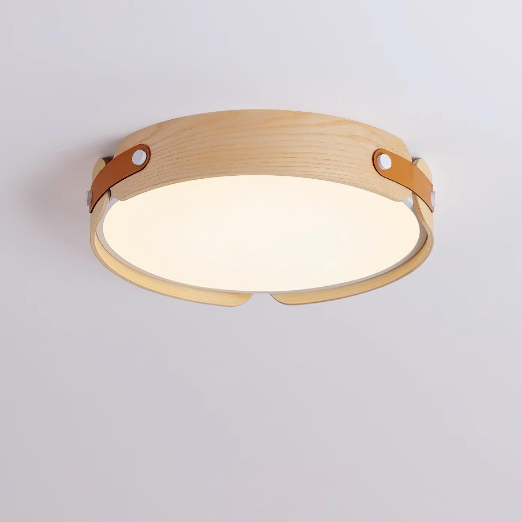 Echo Modern Minimalist Wood Ceiling Light - Letslighting