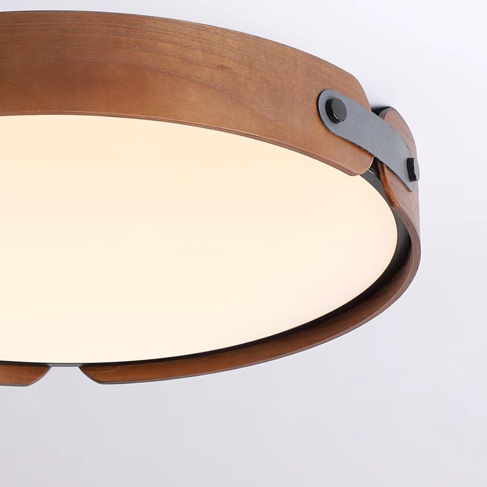 Echo Modern Minimalist Wood Ceiling Light - Letslighting