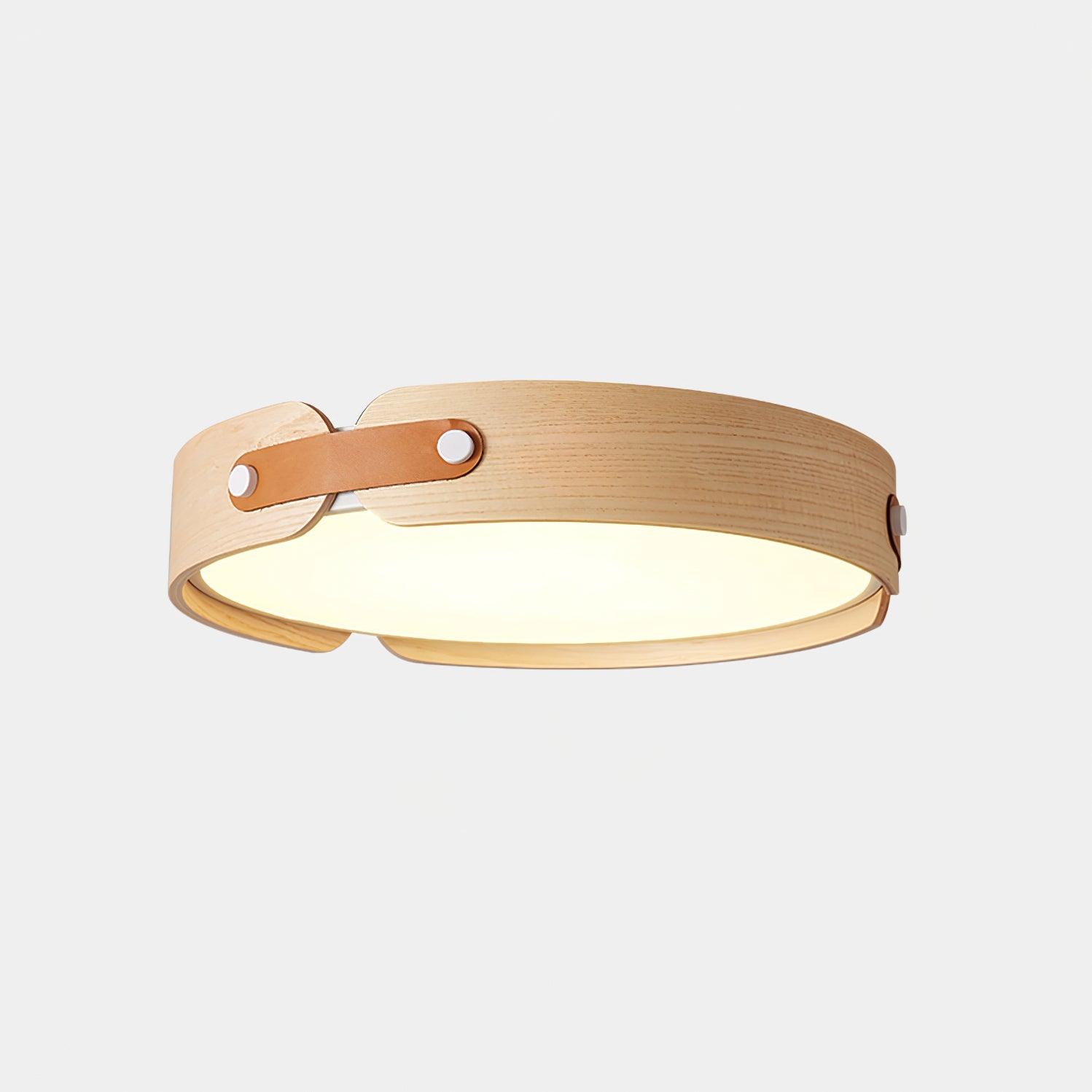 Echo Modern Minimalist Wood Ceiling Light - Letslighting