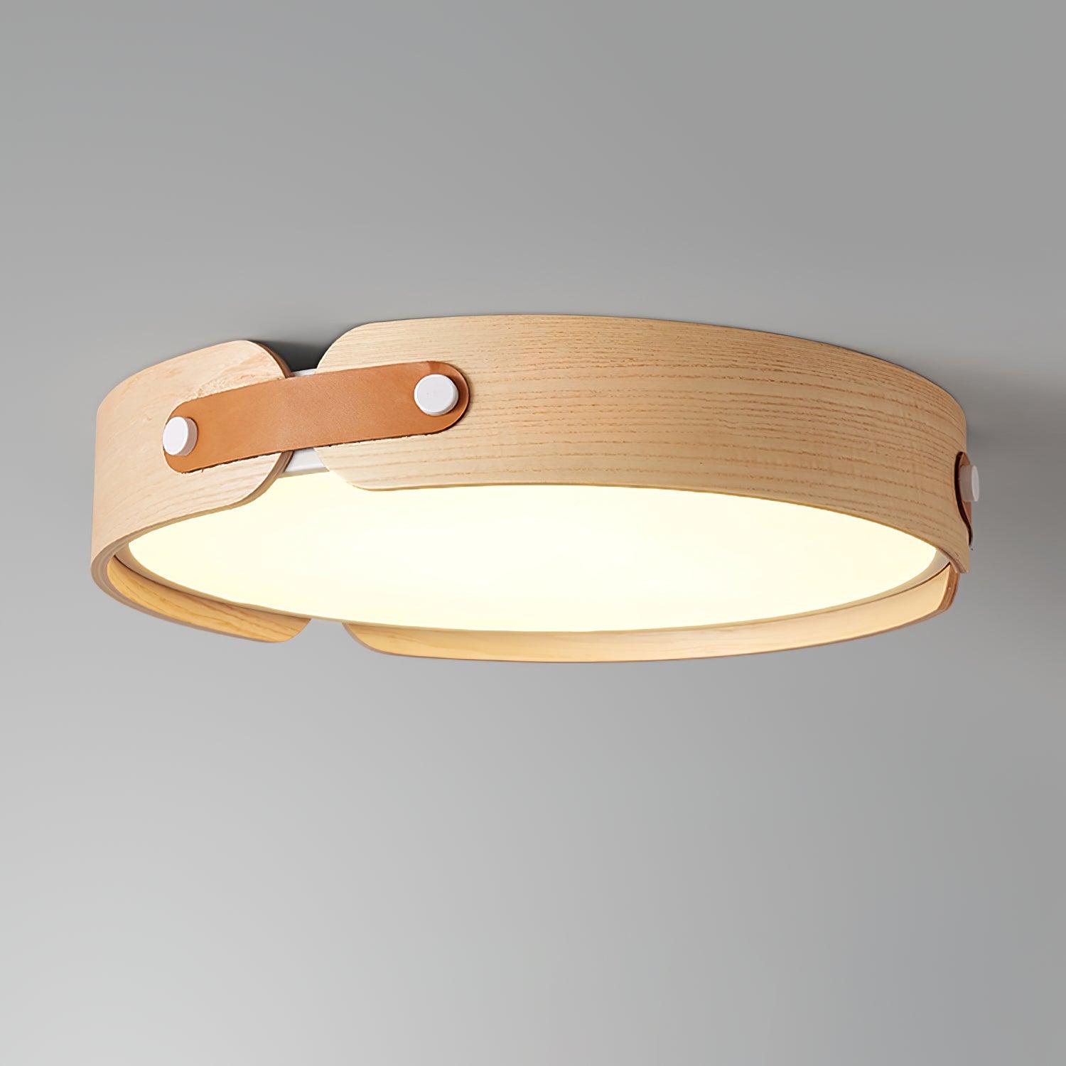 Echo Modern Minimalist Wood Ceiling Light - Letslighting