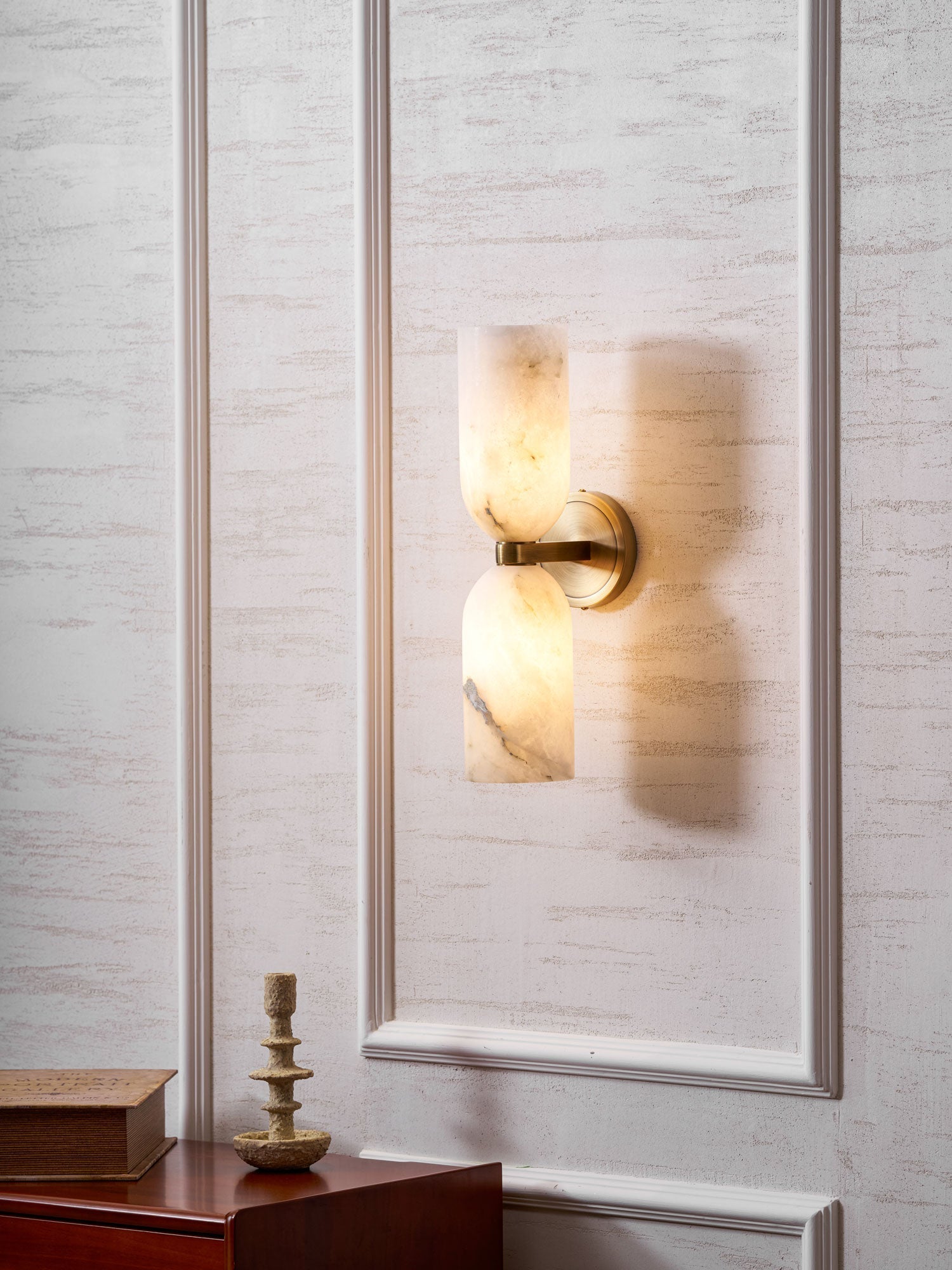 Nexus Modern Alabaster Wall  Light